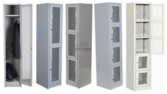 EQU-LM-3131 / L-3140: Lockers MALLA TOTAL :: Equilibrio Modular - Amplio catalogo en muebles y mobiliario de oficina para todo Mexico.